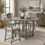 Table de salle à manger ronde gris clair clair 1pc Table Only