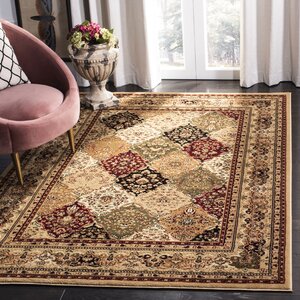 Malayah Klose Oriental Beige Area Rug