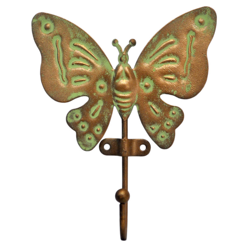 Houghtaling Steel Wall Hook, Green