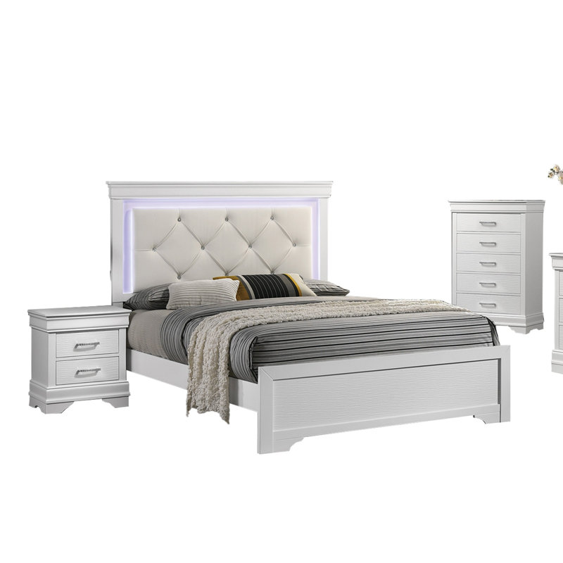 Ensemble de chambre à coucher 3 pièces Sabine