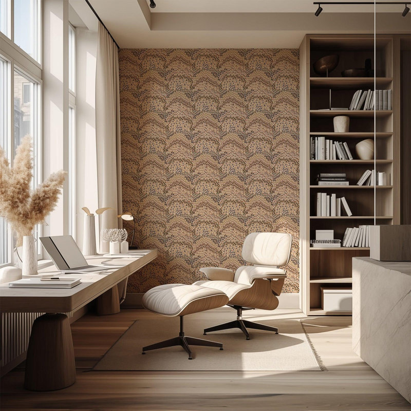 Jandaya Wallpaper, Peach Blossom, Peel & Stick, Self-adhesive