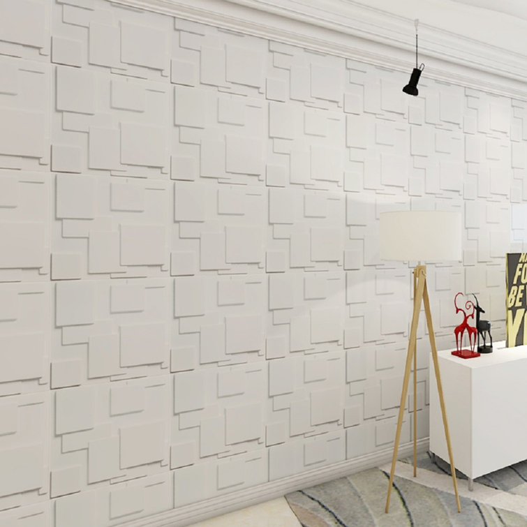 Aldora 25" x 32" Wall Paneling in White