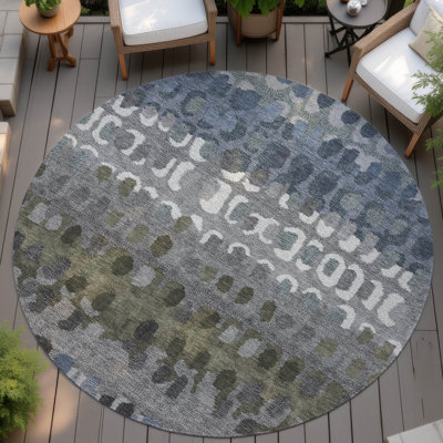 Machine Washable Indoor/Outdoor Chantille ACN2529 Geometric Rug