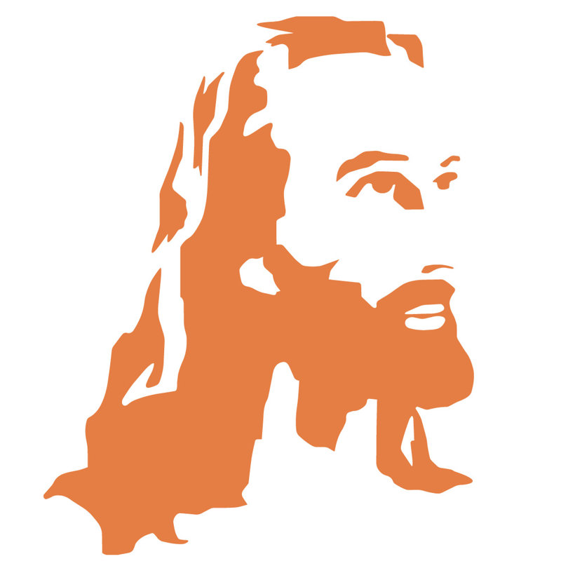 Décalcomanie murale christ jesus, H 24 po x l 19 po x P 0,01 po, Kaki