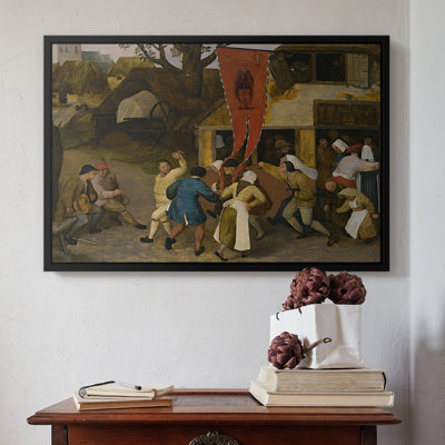 A Village Fair, c. 1567-1569-Pieter Bruegel the Elder-Framed Gallery Wrapped Canvas