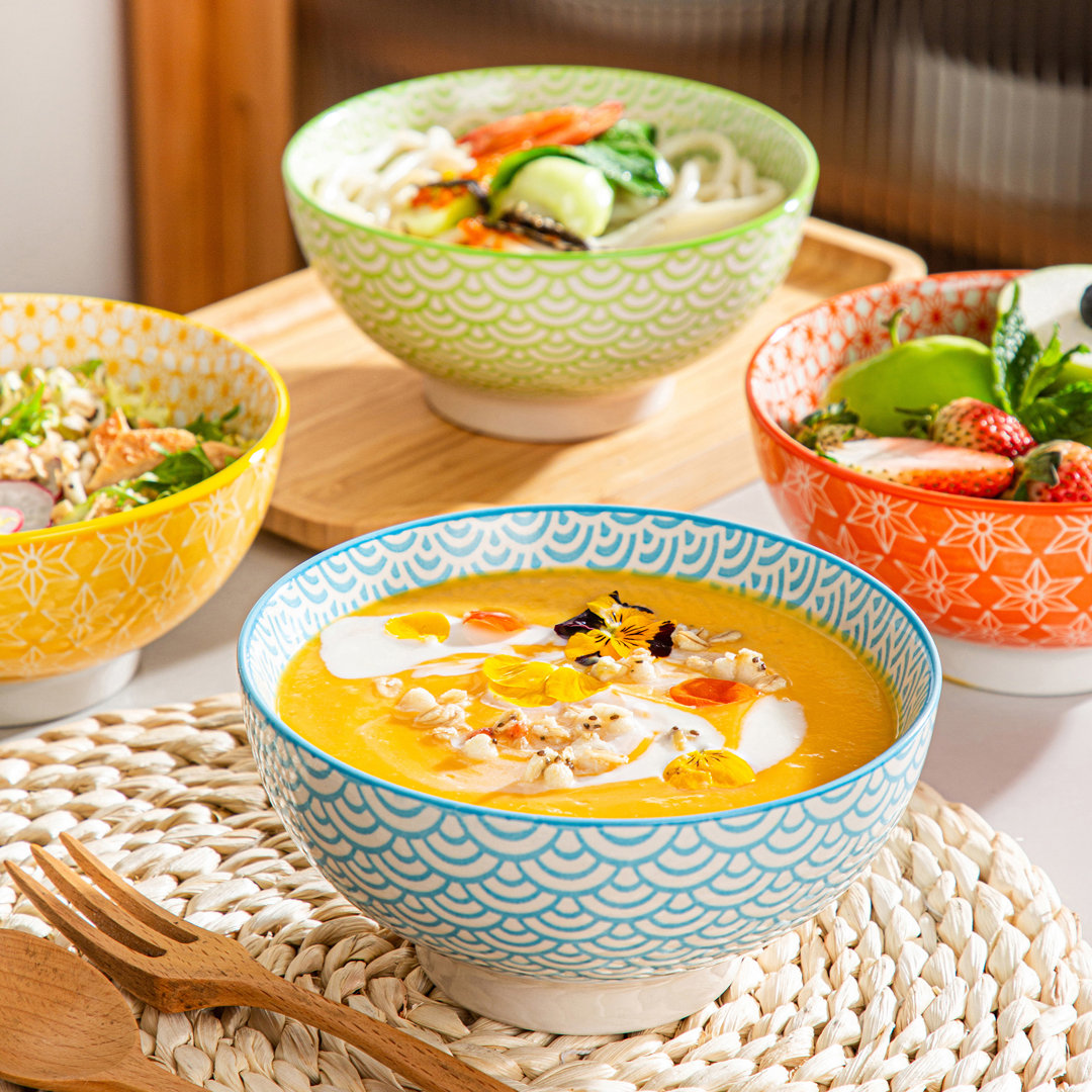  23 oz. Salad Bowls (Set of 4) Vancasso