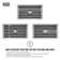 Silicone 23.75 in. x 14.875 in. Silicone Bottom Grid for 27 in. Single Bowl Kitchen Sink