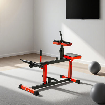 Soozier Adjustable Steel Seated Calf Raise Exercise Strength Training Gym Equipment