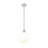 Jamuna 1 Polished Nickel Single Pendant-1389213717-1389213716