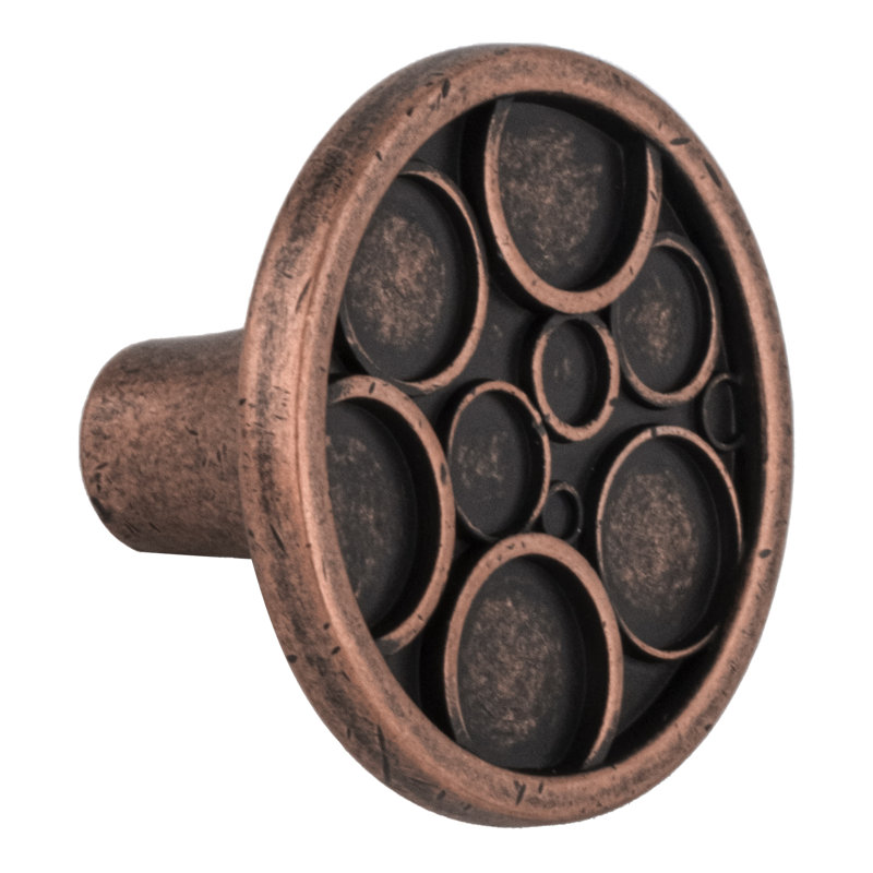 Brixwell BXB51162WC Bouton d'armoire rond traditionnel pour quincaillerie de cuisine et d'armoire