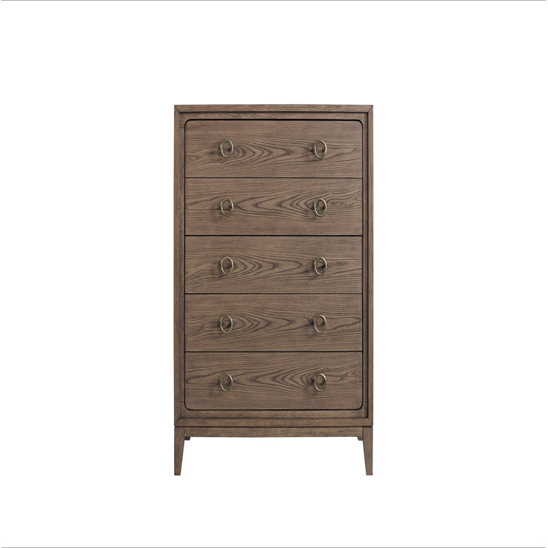 Commode 5 tiroirs au fini latté