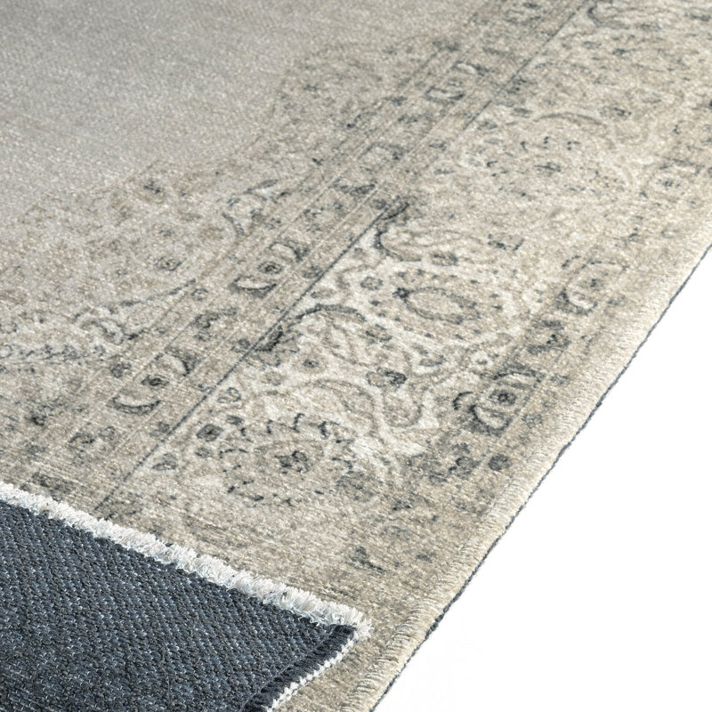 Auman Vintage Look Machine Made Indoor / Outdoor Area Rug, Rectangle 2'7" x 4'9"