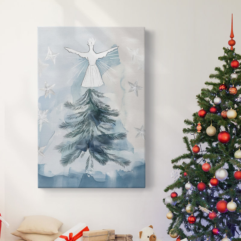 Art des Fêtes de Noël - Toile tendue avec châssis CXL III, H 48 po x l 32 po