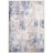 Sorbus Area Rug, Machine Washable, Non-Slip, Low Pile Indoor Carpet with Rubber Backing - Blue (Drift), 5 x 7 Ft.-2002575328