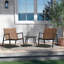 Ensemble de conversation en osier pour 2 personnes Luxullian