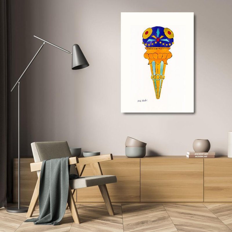 Dessert glacé, c. 1959 (mauve fantaisie), H 24 po x l 17 po