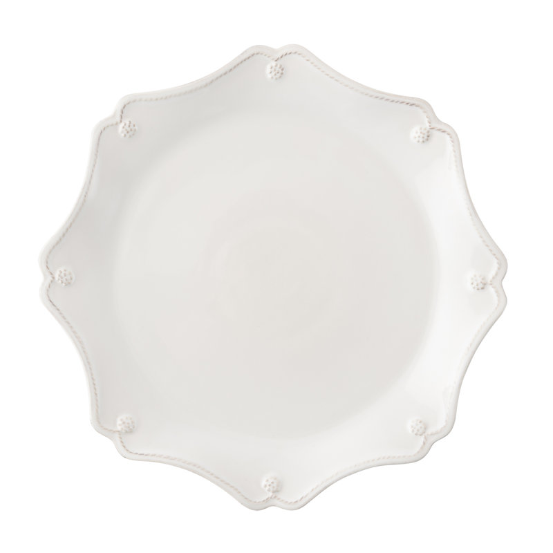 Berry & Thread Scalloped Charger