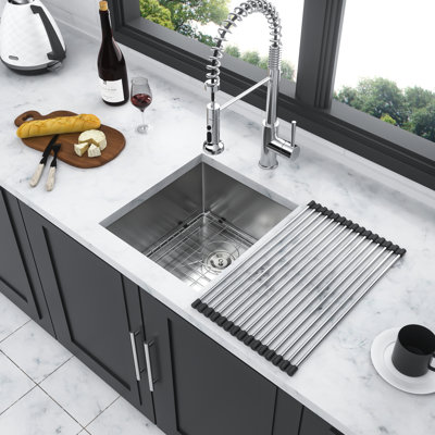 978670582-8CDE Undermount Single Bowl Kitchen Sink