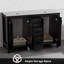 Meuble-lavabo double 48 po avec lavabos vasques, robinets-1577898922