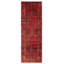 Yiesha One-of-a-Kind 3'6" X 10'3" 1990s Runner Wool Area Rug Red