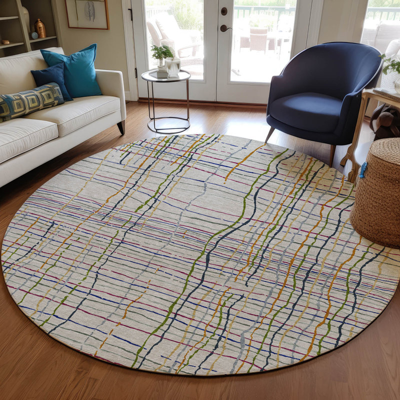 Tapis intérieur / extérieur lavable Calista , 2 pi 3 po x 7 pi 6 po