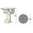 Cherubs Care Angelic Figurine End Table
