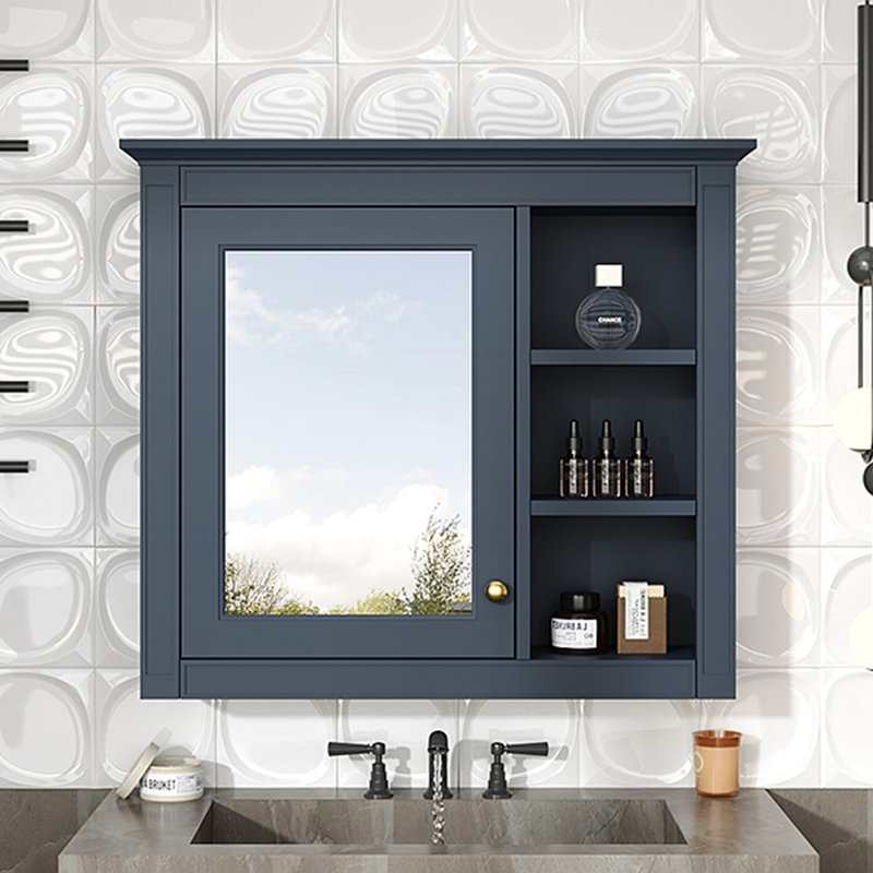 Armoire de rangement murale 30 po x 28 po, armoire de rangement murale pour salle de bain, armoire murale moderne avec miroir