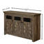 Buffet Buffet avec 3 portes, finition, rangement supplémentaire pour la salle à manger - Organisation fonctionnelle colorée-996288977