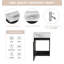Dziadon 15.97'' Single Bathroom Vanity with Resin Top