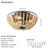 Wood Flush Mount Beaded Light Fixture Boho Ceiling Light Wood Beaded Flush Mount Light Semi Flush Mount Chandelier