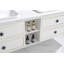 Base de meuble-lavabo mural moderne Ardyn avec tiroirs à fermeture en douceur et tablettes ouvertes (lavabo non inclus)-124006397-124006401