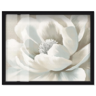 «Silken Sepal II Shadowbox Print Minimalist Florals» par Art Remedy