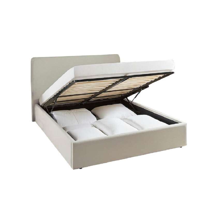 Bendine Upholstered Storage Bed, Kingsize (5')