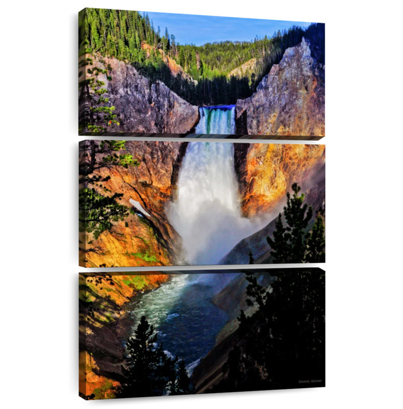 Alvord Wyoming Waterfall Wonder, 65" H x 42" W