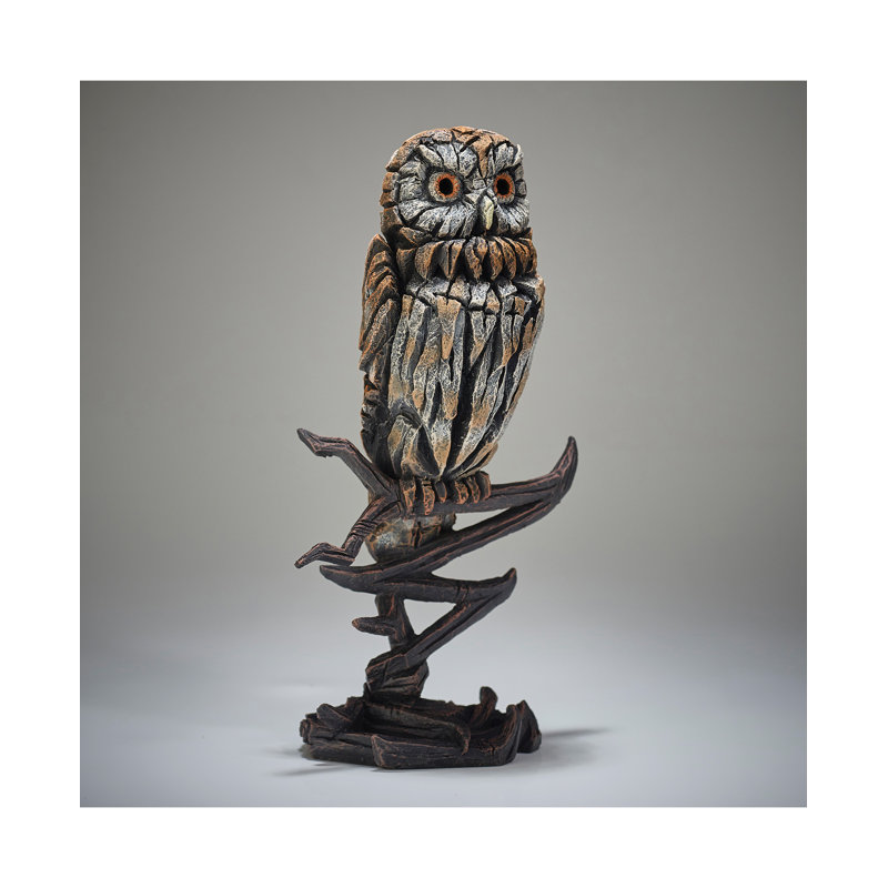 EDGE Sculpture Owl Figurine 12.75in H