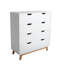 Tucker Solid Wood 80 cm W Chest of 4 Drawers