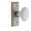 Studio Plate with White Porcelain Door Knob-1248458450-1244069291