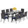Rectangular 8 - Person 90" Long Dining Set with Cushions
