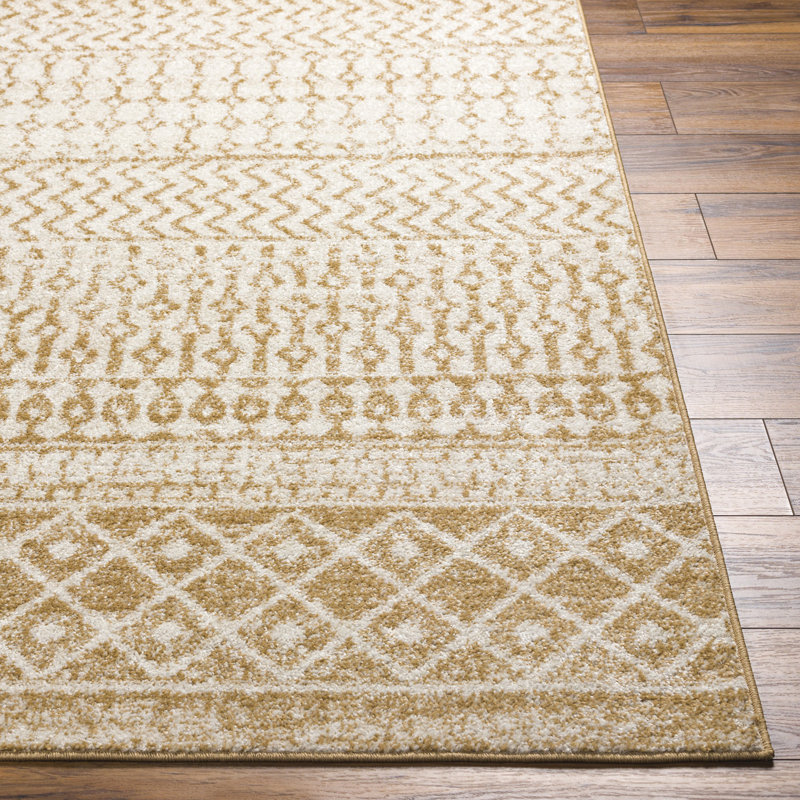 Nergizli Oriental Machine Woven / Power Loomed Area Rug, Rectangle 200 x 275cm