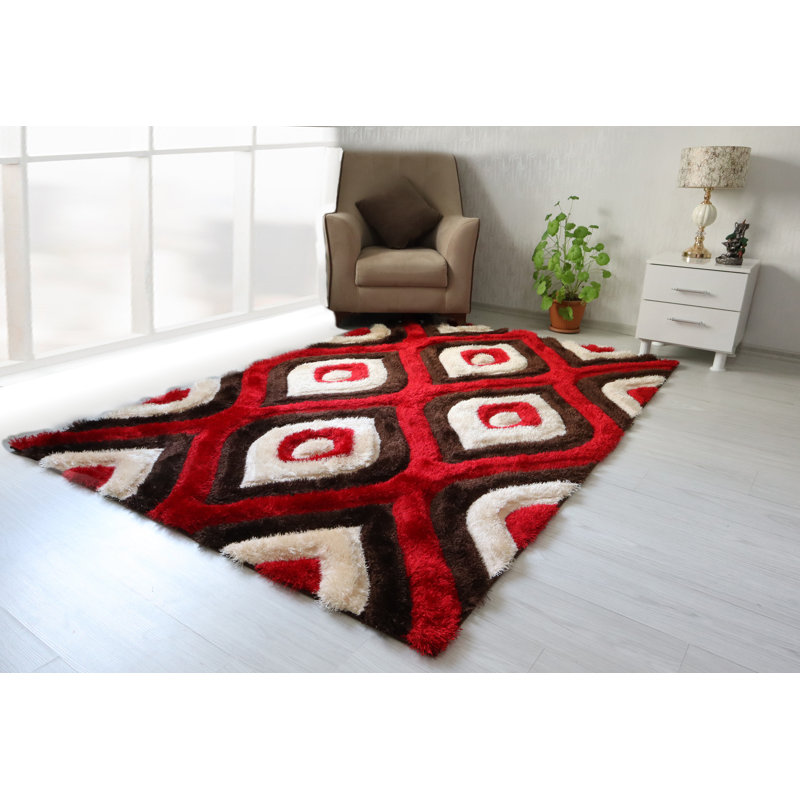 Demee Abstract Rug, Rectangle 5' x 7'
