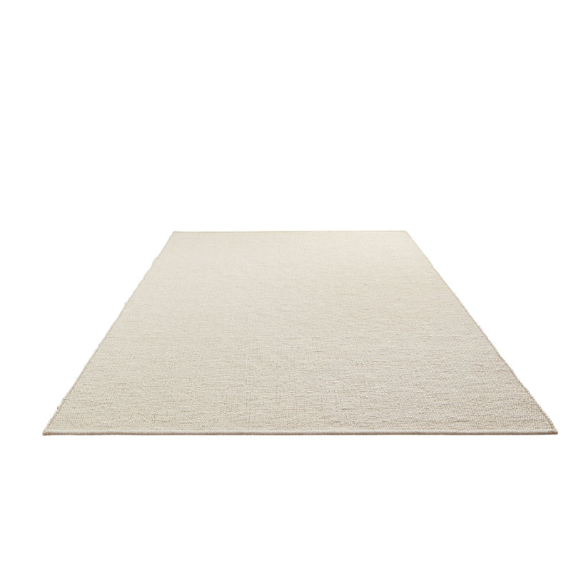 Areeza Solid Colour Hand Woven Flatweave Area Rug, Rectangular 90 x 160cm