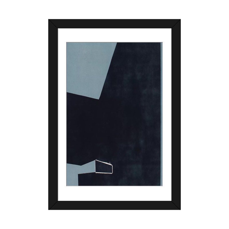 « ship shape i », impression sur toile, Papier d'art encadré noir, H 24 po x l 16 po x P 1 po, Blanc