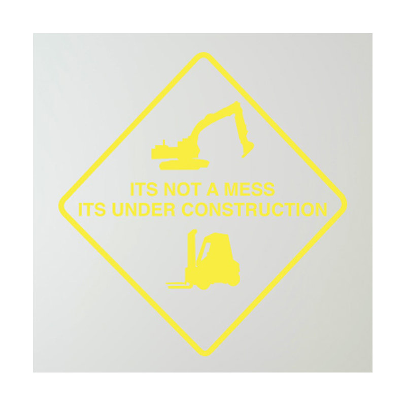 Wall Decal, Bright Yellow