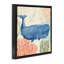 Aquarelle de baleine fantaisiste sous l'eau-1984845253-1984845254