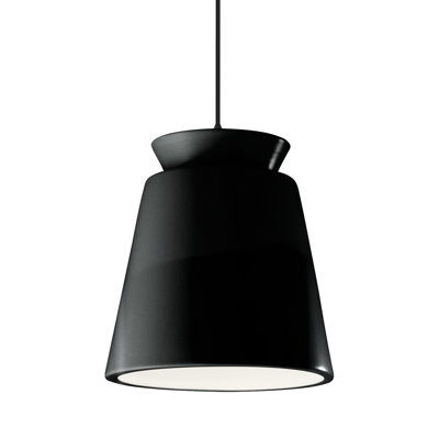 Luminaire suspendu conique à 1 lumière Logan