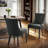 Modern Upholstered Tufted Accent Side Dining Chairs with Diamond-Stitched Backrest and Tapered Wood Legs-1872976827-1807782268