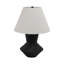 Lampe de table totem nervurée Latitude Run®, en céramique, 23 pouces