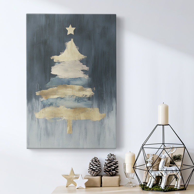 Art des Fêtes de Noël - Toile tendue avec châssis CC, H 24 po x l 16 po