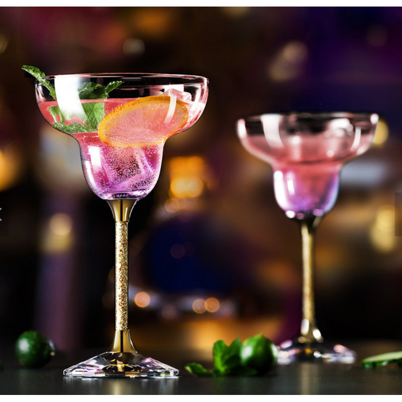 Cosmo 295ml Handmade Crystal Margarita Glass Set