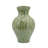 D7.9x11.8" Sage Green Sculptural Ceramic Vase